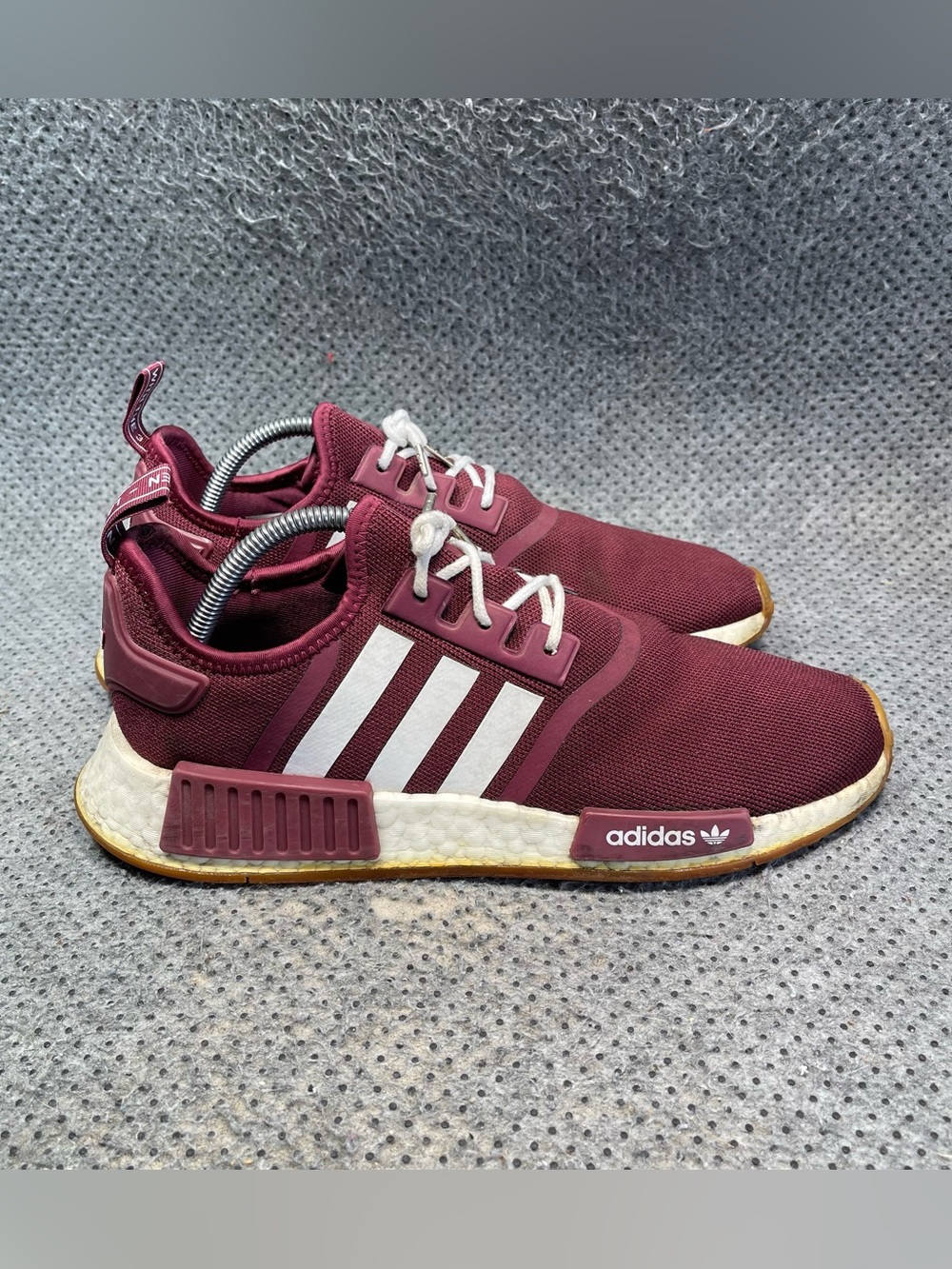 Adidas NMD R1 Maroon Shoes Size 9 Men’s - Picture 7 of 11